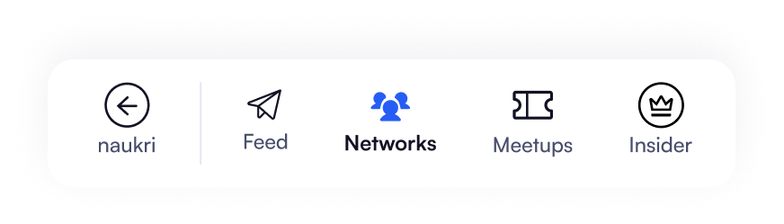 Connect nav: Networks active