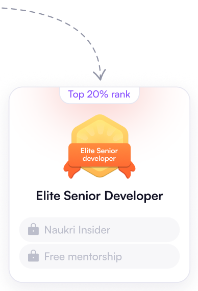 Elite Senior Developer milestone card