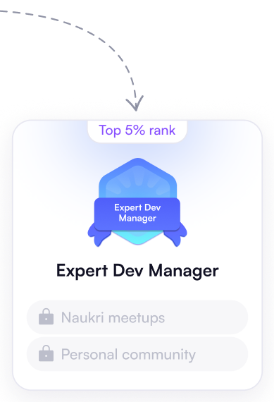 Expert Dev Manager milestone card