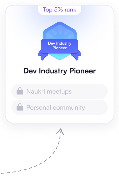 Dev Industry Pioneer milestone card