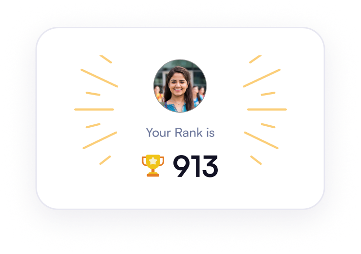 Rank card showing rank 913
